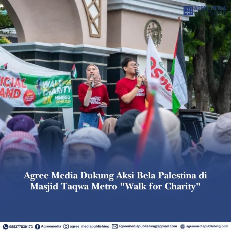 Read more about the article Agree Media Dukung Aksi Bela Palestina di Masjid Taqwa Metro “Walk for Charity”