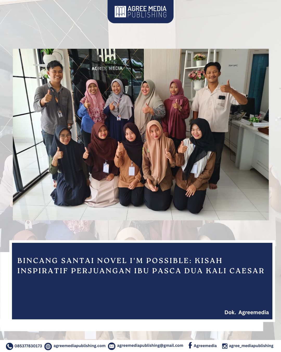 You are currently viewing Bincang Santai Novel I’m Possible: Kisah Inspiratif Perjuangan Ibu Pasca Dua Kali Caesar