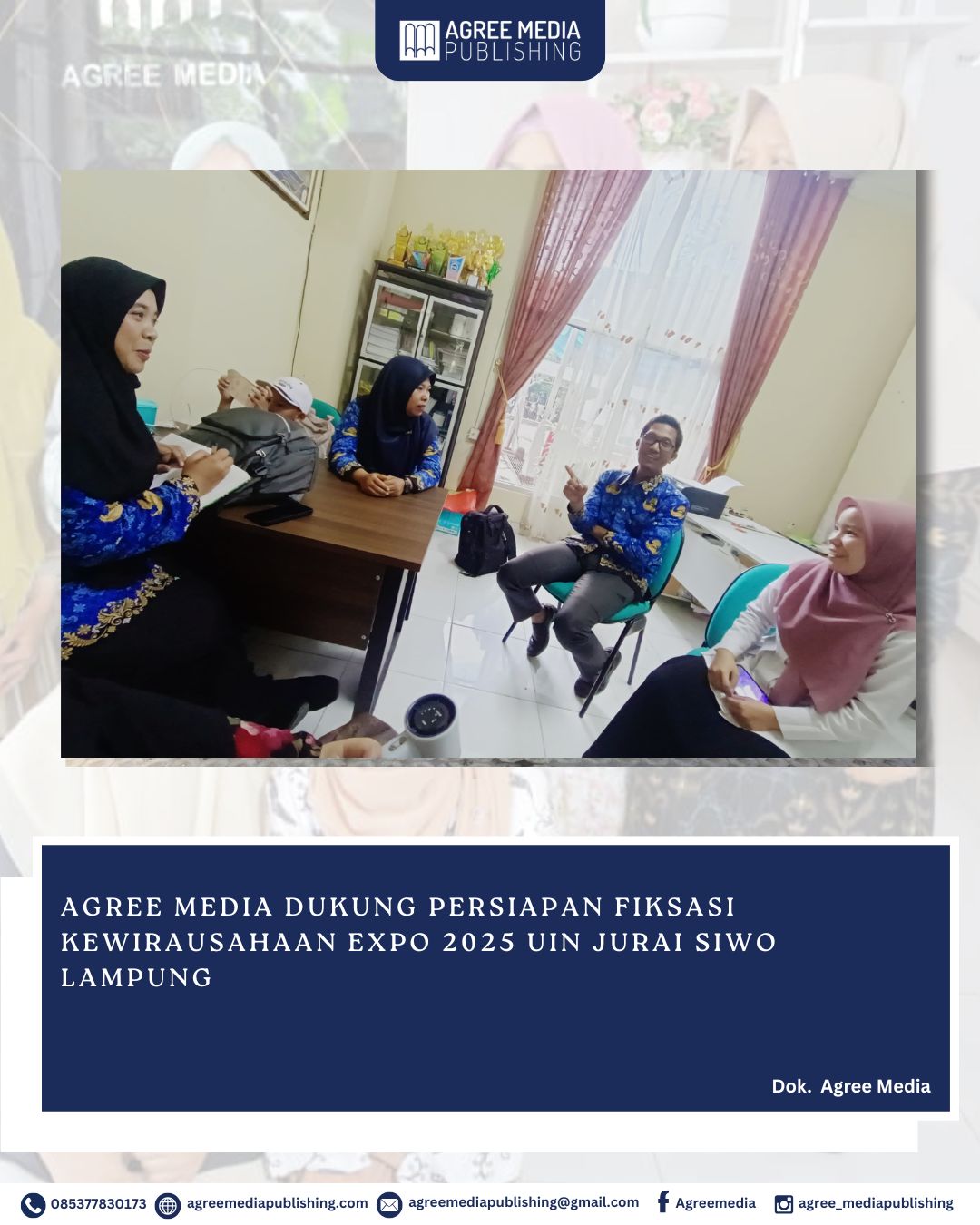 You are currently viewing AGREE MEDIA DUKUNG PERSIAPAN FIKSASI KEWIRAUSAHAAN EXPO 2025 UIN JURAI SIWO LAMPUNG