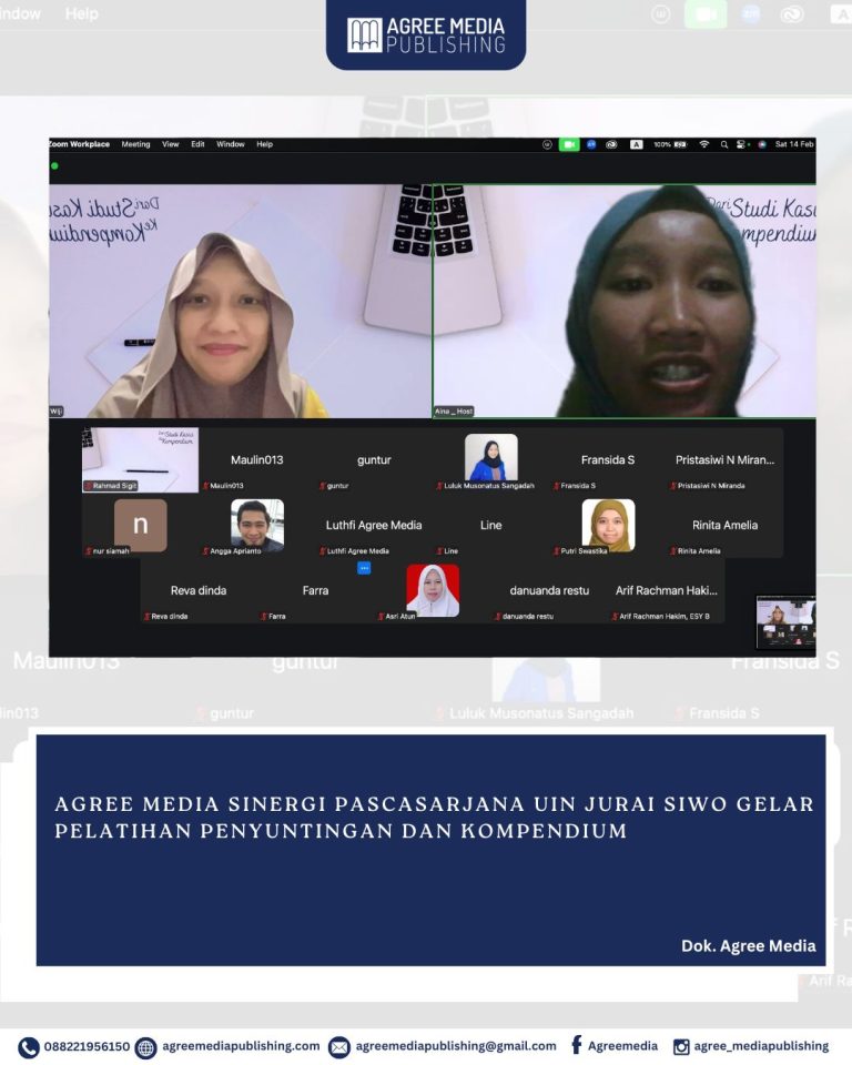 Read more about the article Agree Media sinergi Pascasarjana UIN Jurai Siwo Gelar Workshop Penyuntingan dan Kompendium