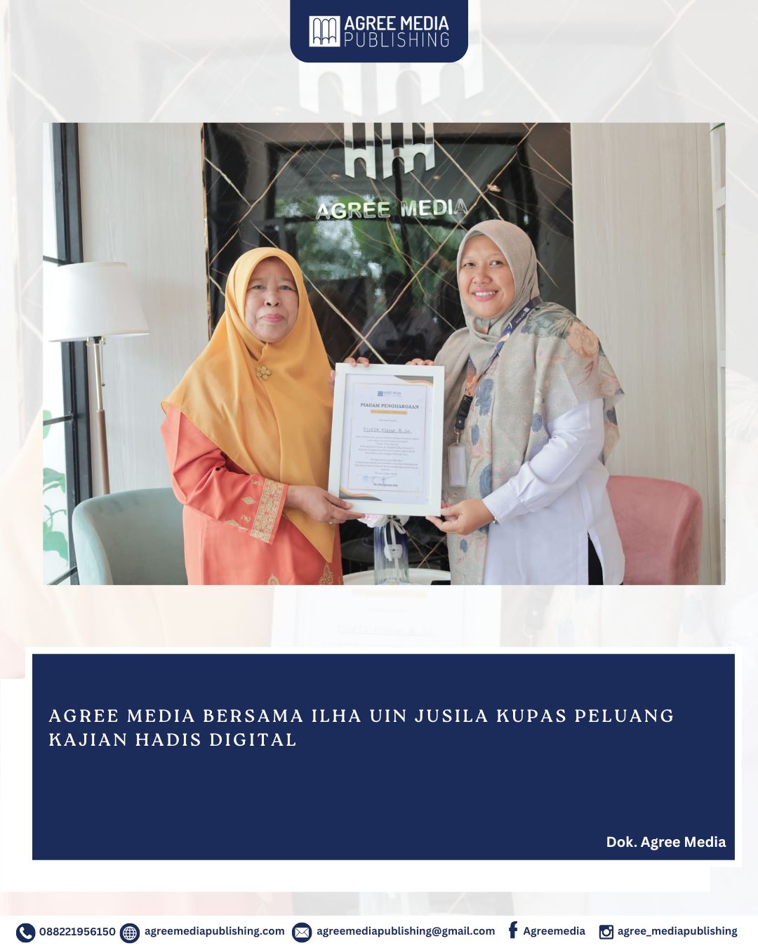 You are currently viewing Agree Media Bersama ILHA UIN Jusila Kupas Peluang Kajian Hadis Digital