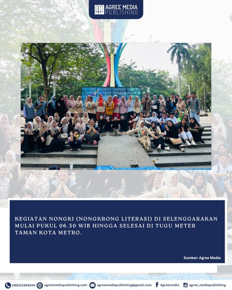 Read more about the article NONGKI (Nongkrong Literasi) di selenggarakan di Tugu Meter Taman Kota Metro.