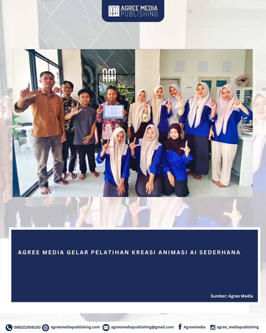 You are currently viewing AGREE MEDIA GELAR PELATIHAN KREASI ANIMASI AI SEDERHANA