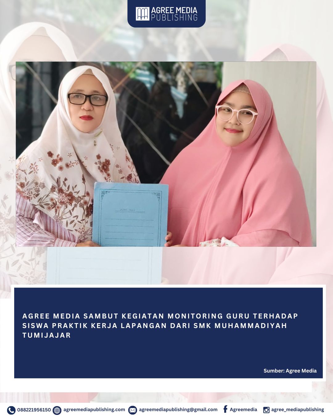 You are currently viewing AGREE MEDIA SAMBUT KEGIATAN MONITORING GURU TERHADAP SISWA PRAKTIK KERJA LAPANGAN DARI SMK MUHAMMADIYAH TUMIJAJAR