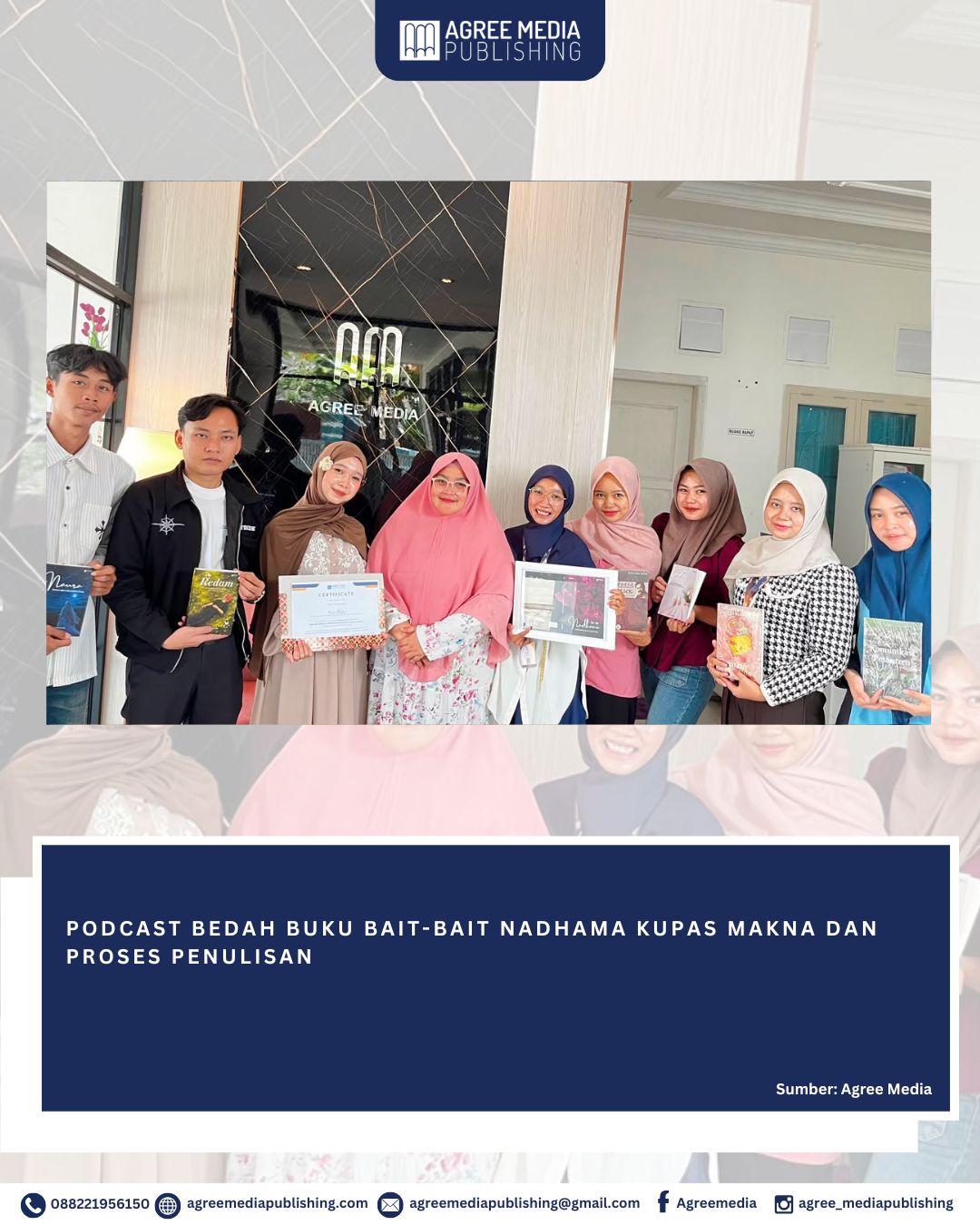 You are currently viewing PODCAST BEDAH BUKU BAIT-BAIT NADHAMA KUPAS MAKNA DAN PROSES PENULISAN