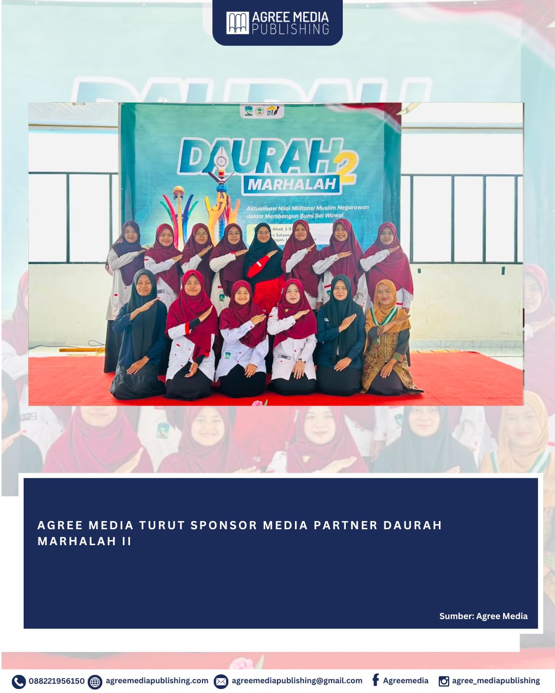 You are currently viewing AGREE MEDIA TURUT SPONSOR PATNER DAURAH MARHALAH II KAMMI