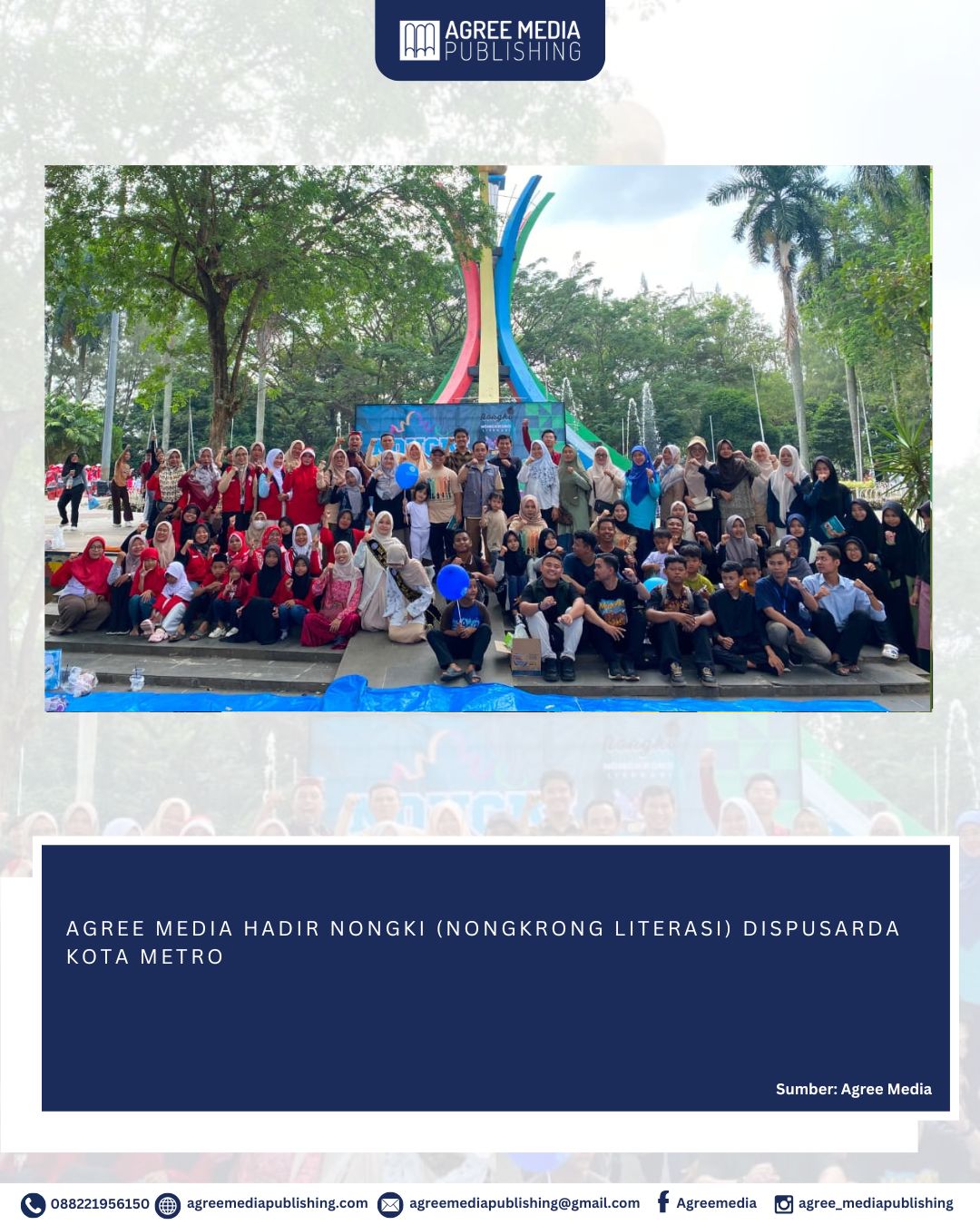 You are currently viewing AGREE MEDIA HADIR NONGKI (NONGKRONG LITERASI) DISPUSARDA KOTA METRO