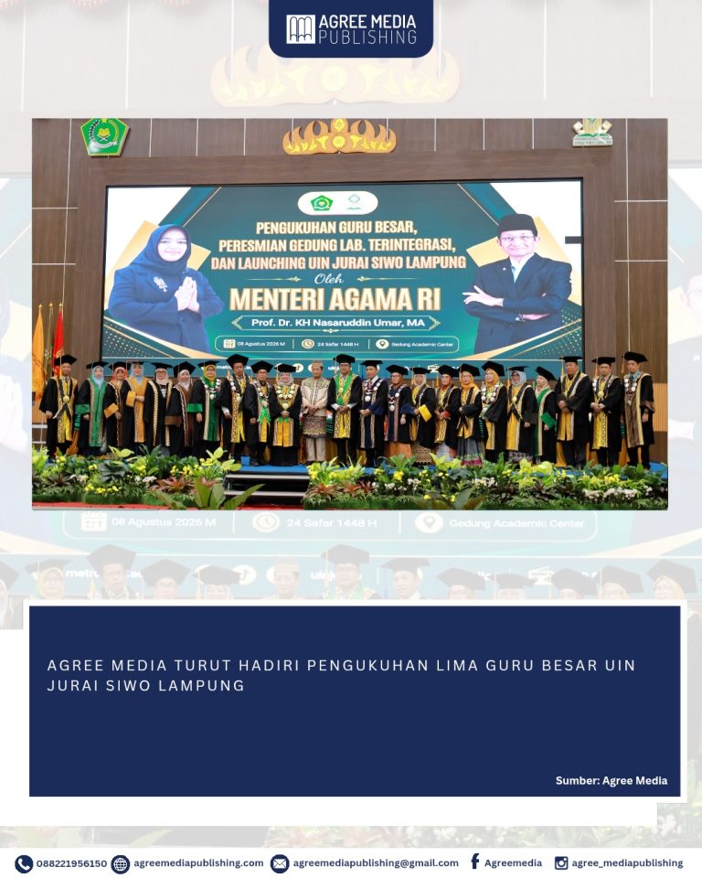 Read more about the article AGREE MEDIA TURUT HADIRI PENGUKUHAN LIMA GURU BESAR UIN JURAI SIWO LAMPUNG