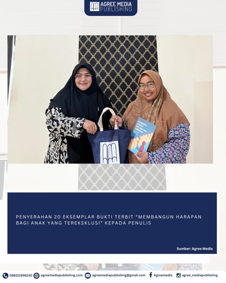Read more about the article Penyerahan 20 Eksemplar Bukti Terbit “Membangun Harapan Bagi Anak Yang Tereksklusi” Kepada Penulis
