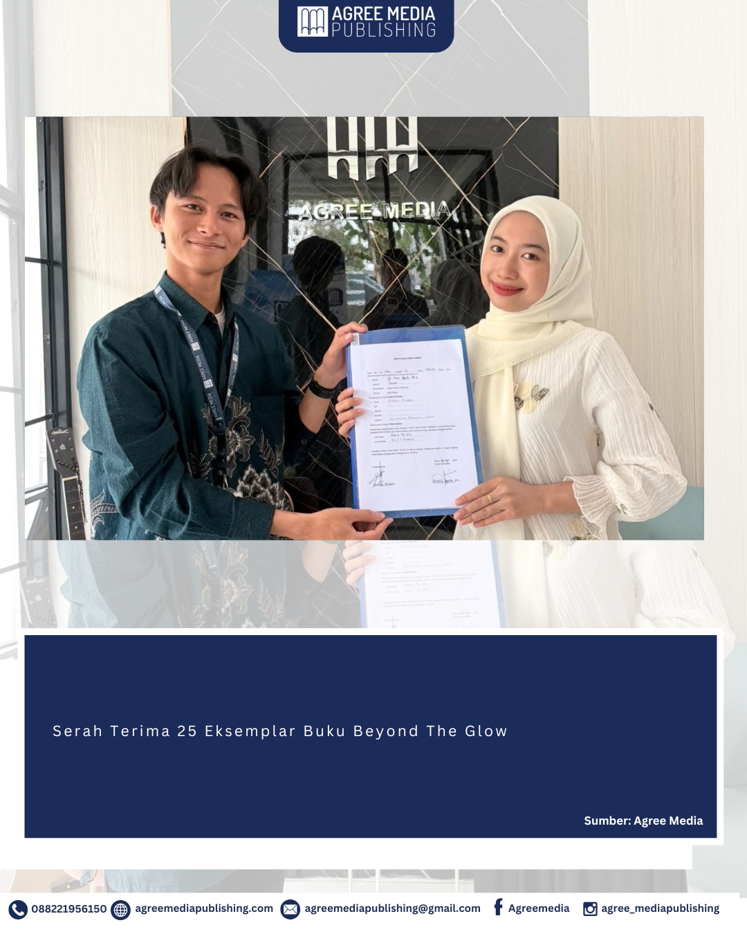Read more about the article Serah Terima 25 Eksemplar Buku Beyond The Glow