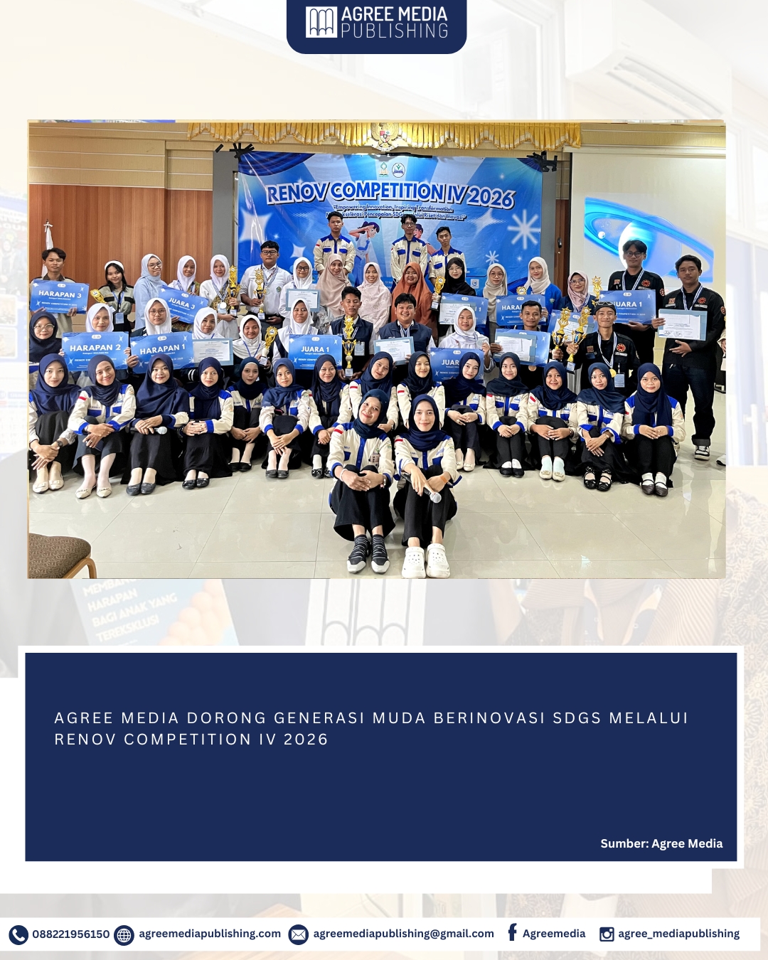 You are currently viewing Agree Media Dorong Generasi Muda Berinovasi SDGs Melalui Renov Competition IV 2026