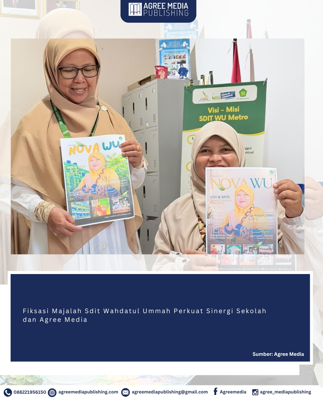 Read more about the article Fiksasi Majalah Sdit Wahdatul Ummah Perkuat Sinergi Sekolah dan Agree Media