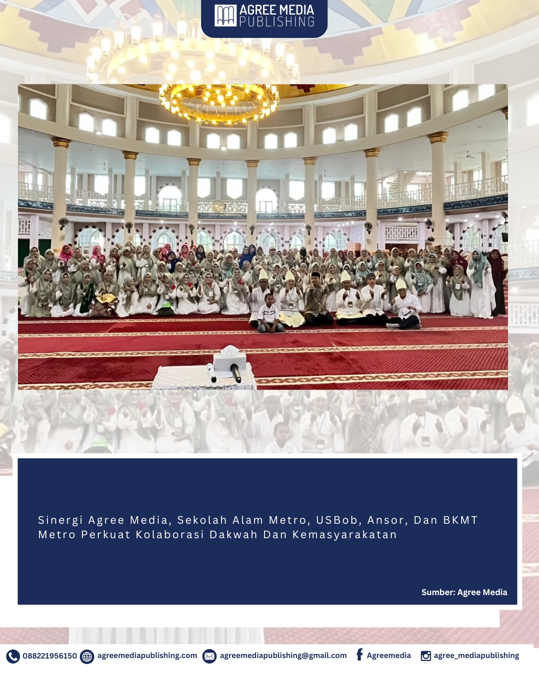 Read more about the article Sinergi Agree Media, Sekolah Alam Metro, USBob, BKMT Metro Perkuat Kolaborasi Dakwah dan Kemasyarakatan